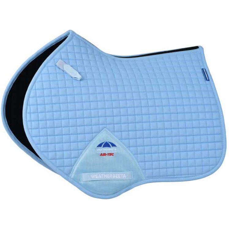2025 Weatherbeeta Prime Air-Tec Jump Shaped Saddle Pad 1028251 - Sky Blue